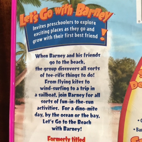 Barney Let’s Go To The Beach Dvd - Picture 4 of 7